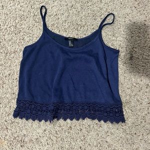 Blue, forever 21 tank